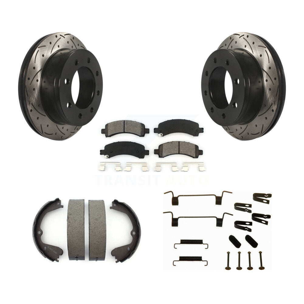 Transit Auto KDS-101395 Disc Brake Kit for 2008-2012 GMC Savana 3500 - Rear