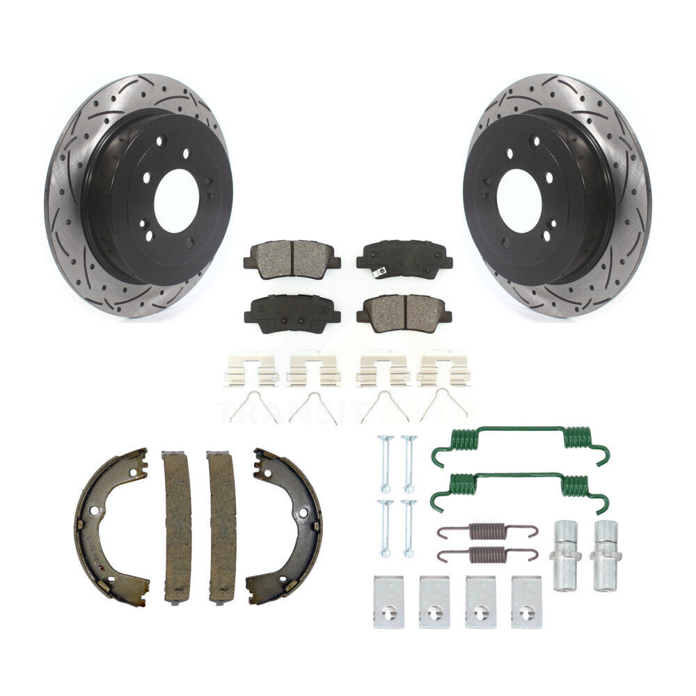 Transit Auto KDS-101397 Disc Brake Kit for 2016-2022 Hyundai Tucson, Kia Sportage - Rear
