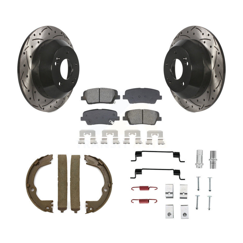 Transit Auto KDS-101399 Disc Brake Kit for 2013-2016 Hyundai Santa Fe XL, Kia Sorento and More - Rear