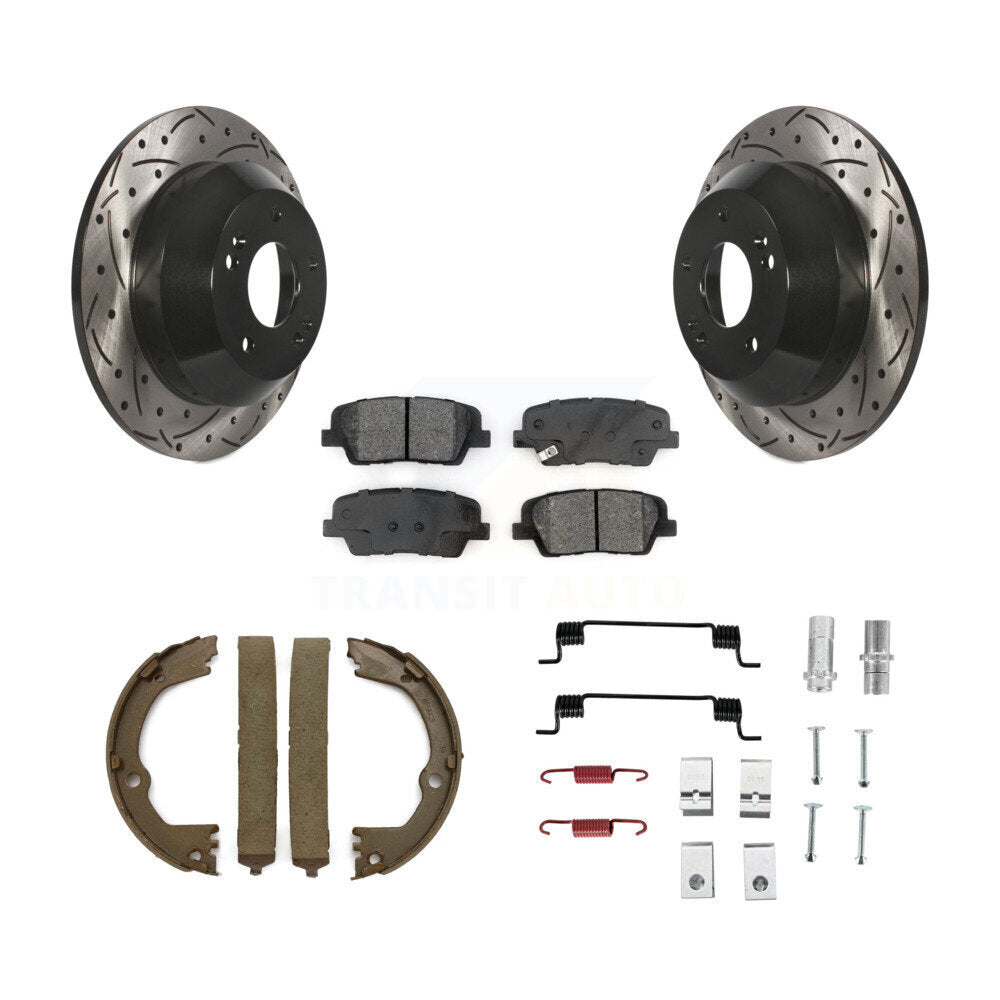 Transit Auto KDS-101400 Disc Brake Kit for 2014-2015 Kia Sorento - Rear