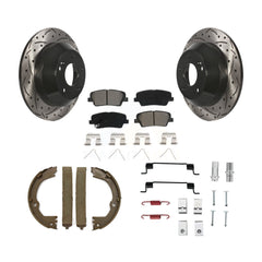 Transit Auto KDS-101401 Disc Brake Kit for 2017-2019 Hyundai Santa Fe XL, Hyundai Santa Fe, Hyundai Santa Fe Sport - Rear
