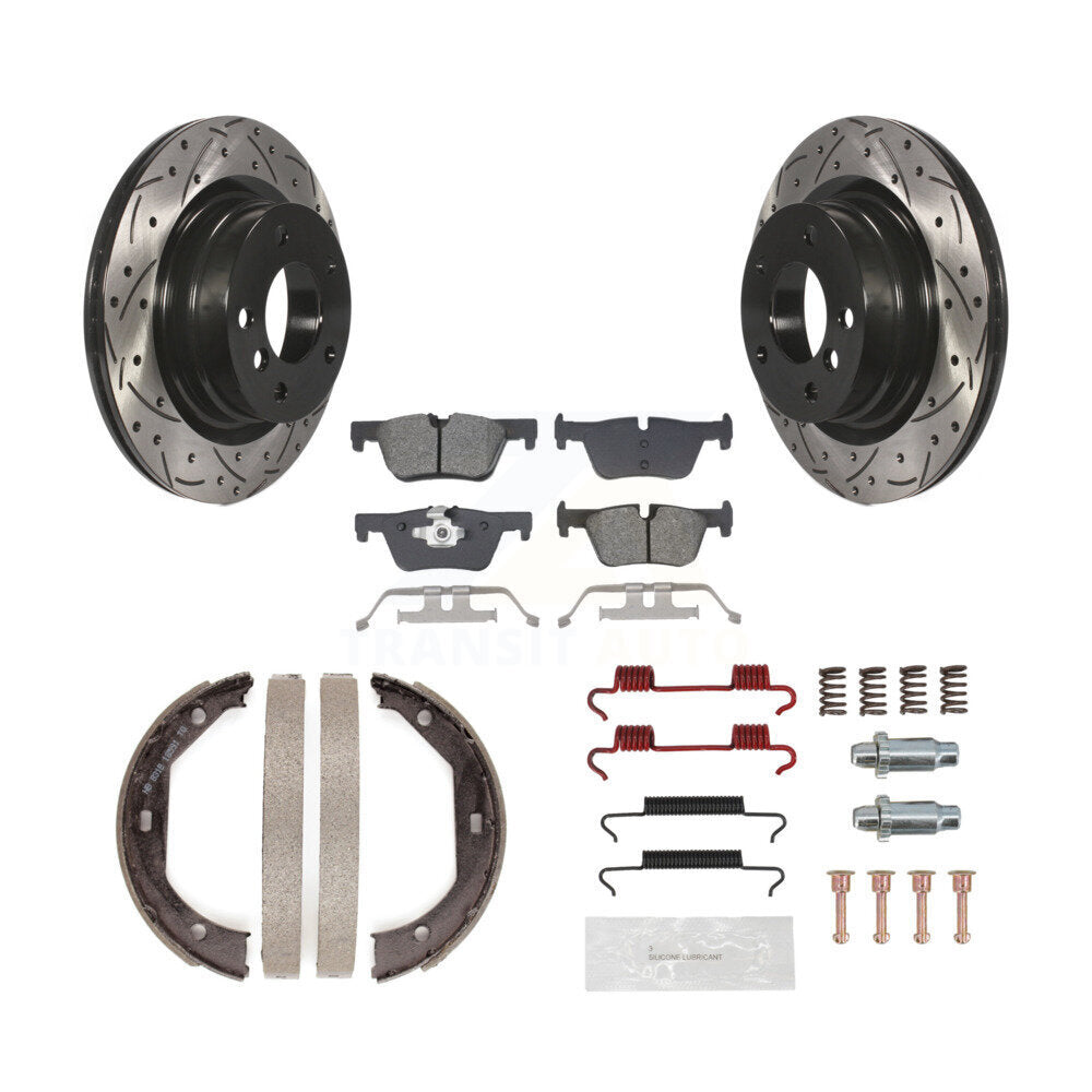 Transit Auto KDS-101403 Disc Brake Kit for 2013 BMW 328i - Rear