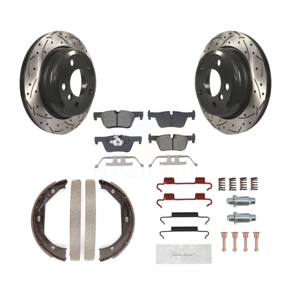 Transit Auto KDS-101405 Disc Brake Kit for 2015-2018 BMW 320i xDrive, BMW 428i xDrive, BMW 428i xDrive Gran Coupe - Rear