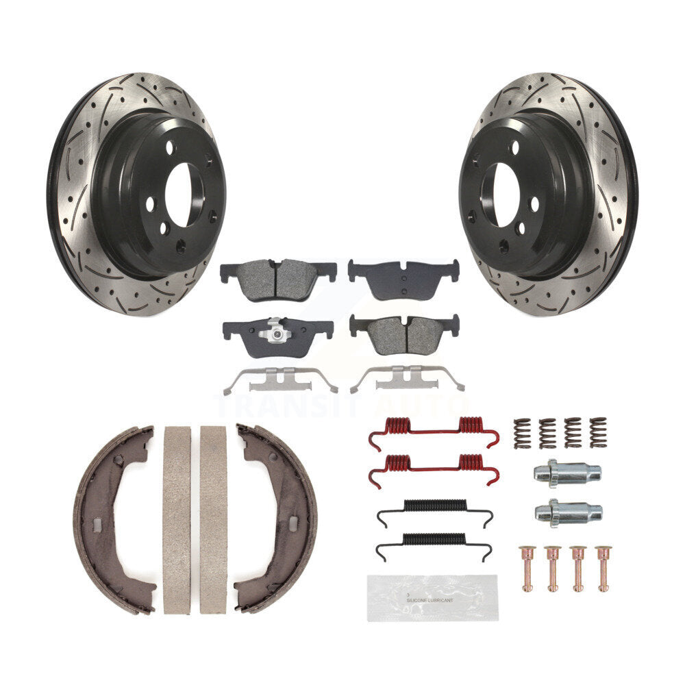 Transit Auto KDS-101406 Disc Brake Kit for 2013-2016 BMW 328i, BMW 428i and More - Rear