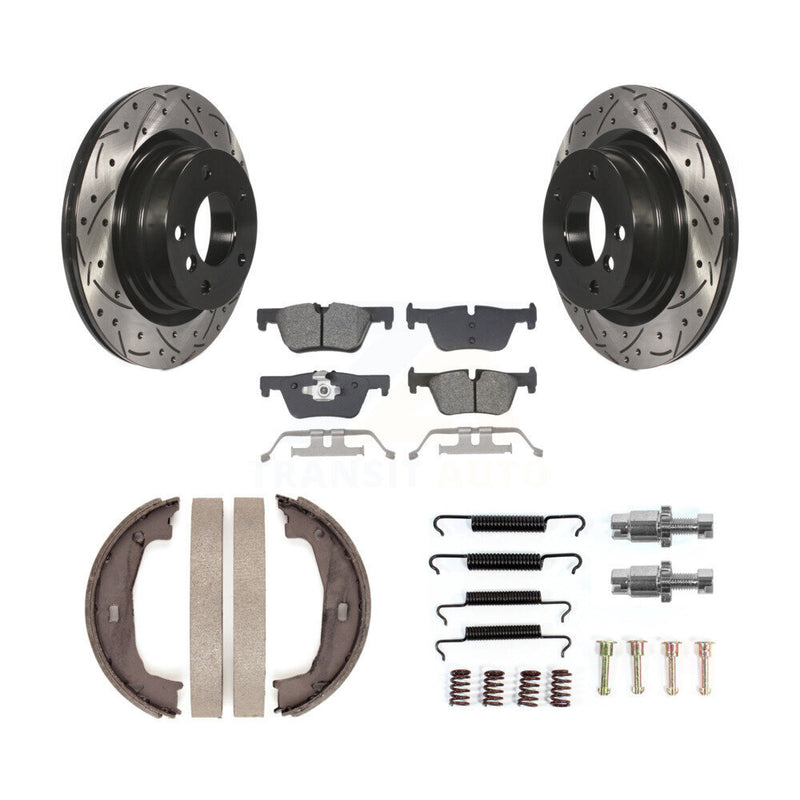 Transit Auto KDS-101410 Disc Brake Kit for 2015 BMW 328i - Rear