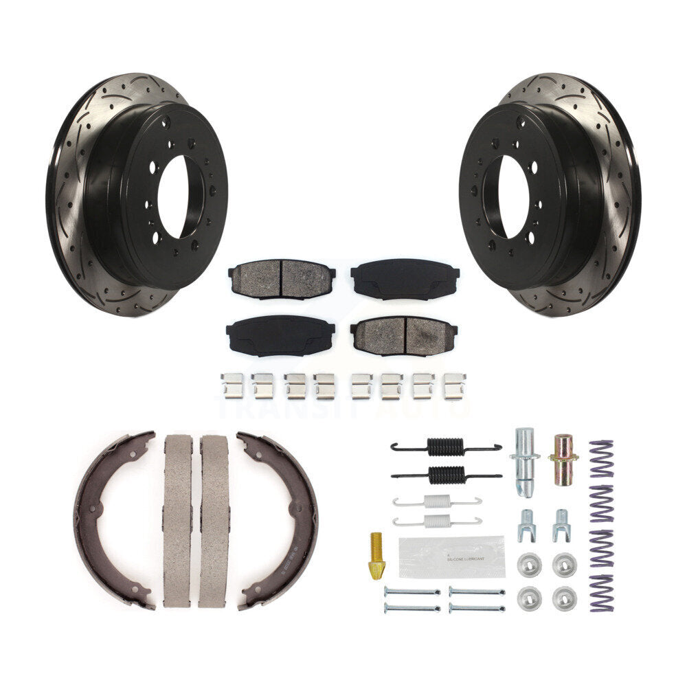 Transit Auto KDS-101420 Disc Brake Kit for 2007-2021 Lexus LX570, Toyota Land Cruiser and More - Rear