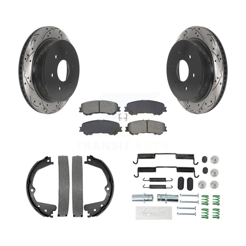 Transit Auto KDS-101421 Disc Brake Kit for 2017-2023 Nissan TITAN - Rear