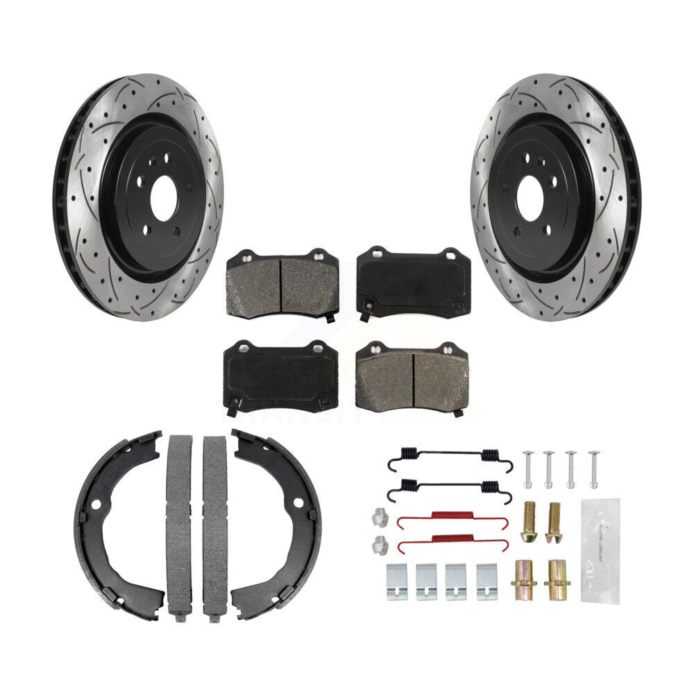 Transit Auto KDS-101422 Disc Brake Kit for 2009-2015 Cadillac CTS, Chevrolet Camaro - Rear