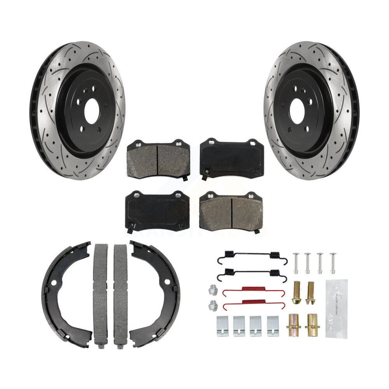 Transit Auto KDS-101422 Disc Brake Kit for 2009-2015 Cadillac CTS, Chevrolet Camaro - Rear