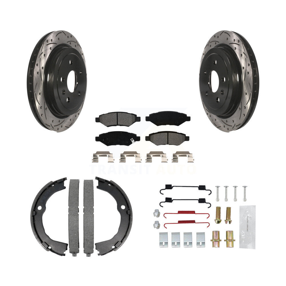 Transit Auto KDS-101423 Disc Brake Kit for 2008-2015 Cadillac CTS, Chevrolet Camaro - Rear