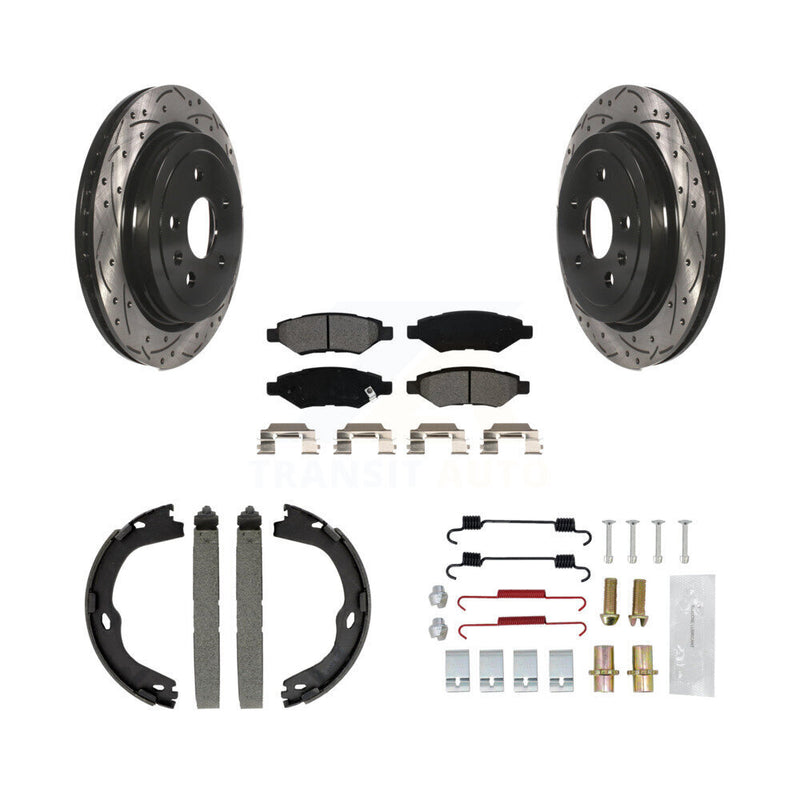 Transit Auto KDS-101425 Disc Brake Kit for 2014 Cadillac CTS - Rear