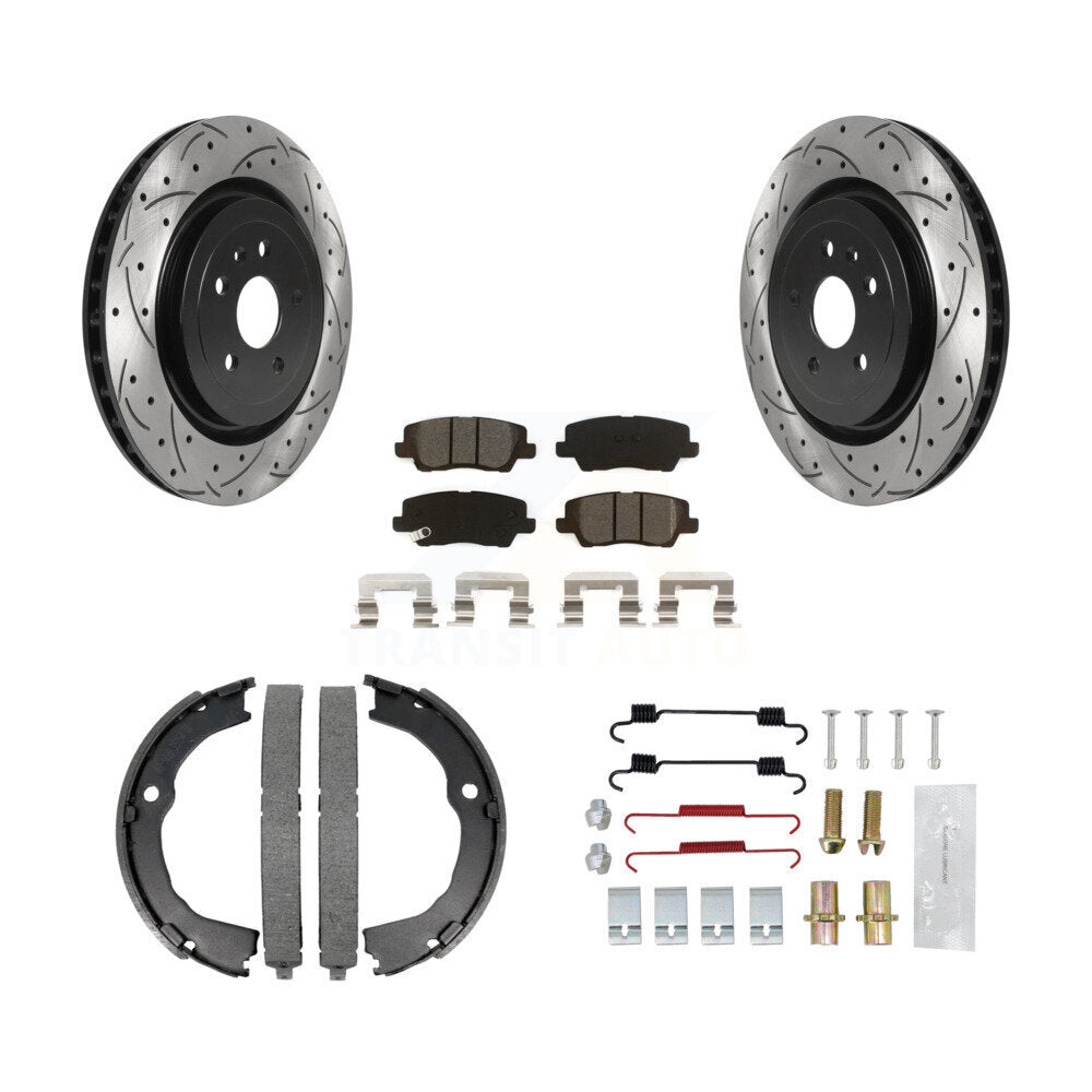 Transit Auto KDS-101426 Disc Brake Kit for 2015 Cadillac CTS - Rear