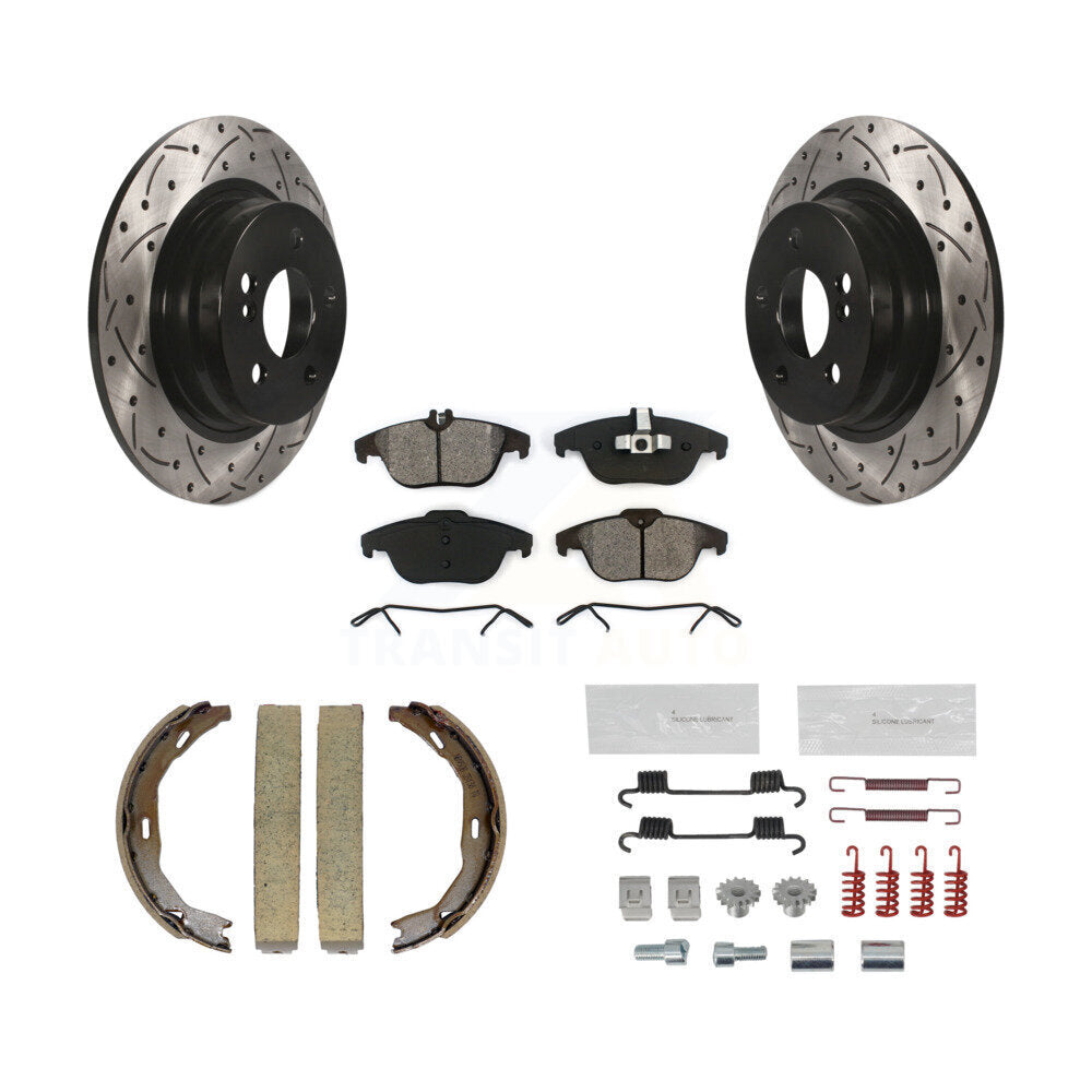 Transit Auto KDS-101428 Disc Brake Kit for 2008-2015 Mercedes-Benz C250, Mercedes-Benz C300 - Rear