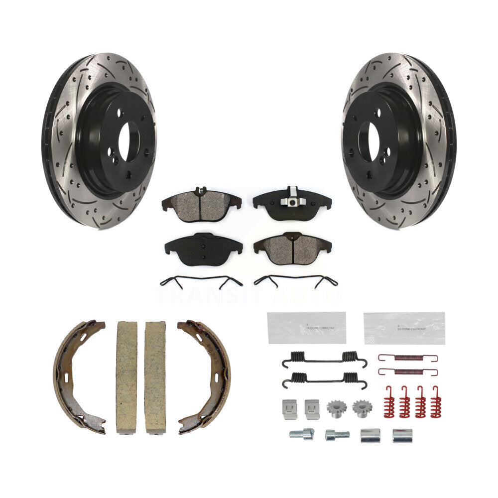 Transit Auto KDS-101429 Disc Brake Kit for 2008-2016 Mercedes-Benz C300, Mercedes-Benz E550 and More - Rear