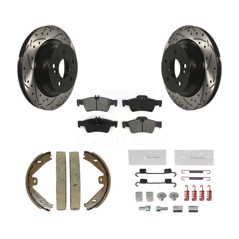 Transit Auto KDS-101431 Disc Brake Kit for 2010-2016 Mercedes-Benz E350, Mercedes-Benz E400, Mercedes-Benz CLS400 - Rear