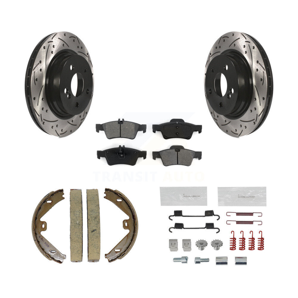 Transit Auto KDS-101432 Disc Brake Kit for 2010-2013 Mercedes-Benz E550 - Rear