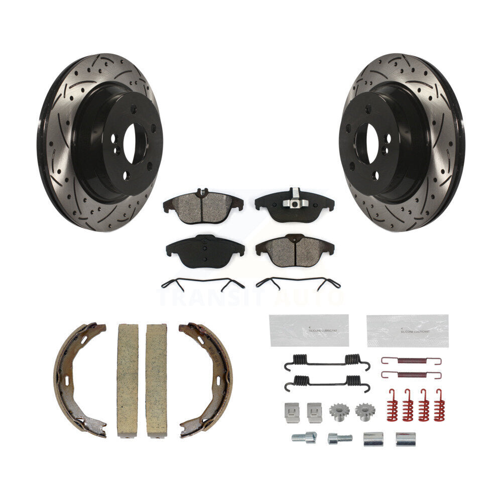 Transit Auto KDS-101433 Disc Brake Kit for 2010-2015 Mercedes-Benz E400, Mercedes-Benz E350 - Rear