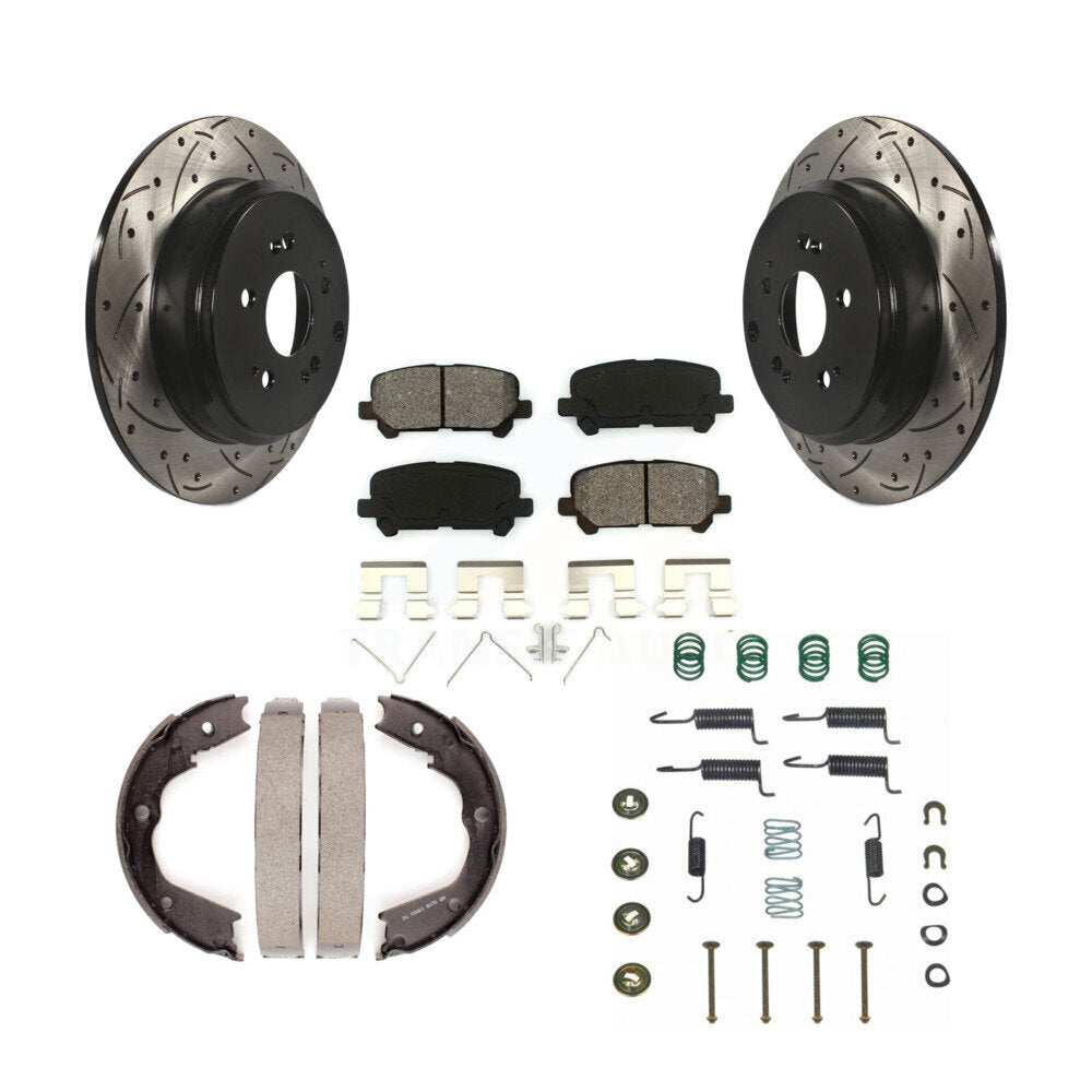 Transit Auto KDS-101437 Disc Brake Kit for 2007-2015 Acura ZDX, Honda Pilot, Acura MDX - Rear