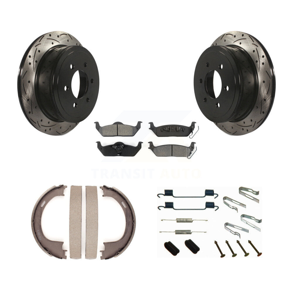 Transit Auto KDS-101443 Disc Brake Kit for 2004-2008 Lincoln Mark LT, Ford F-150 - Rear