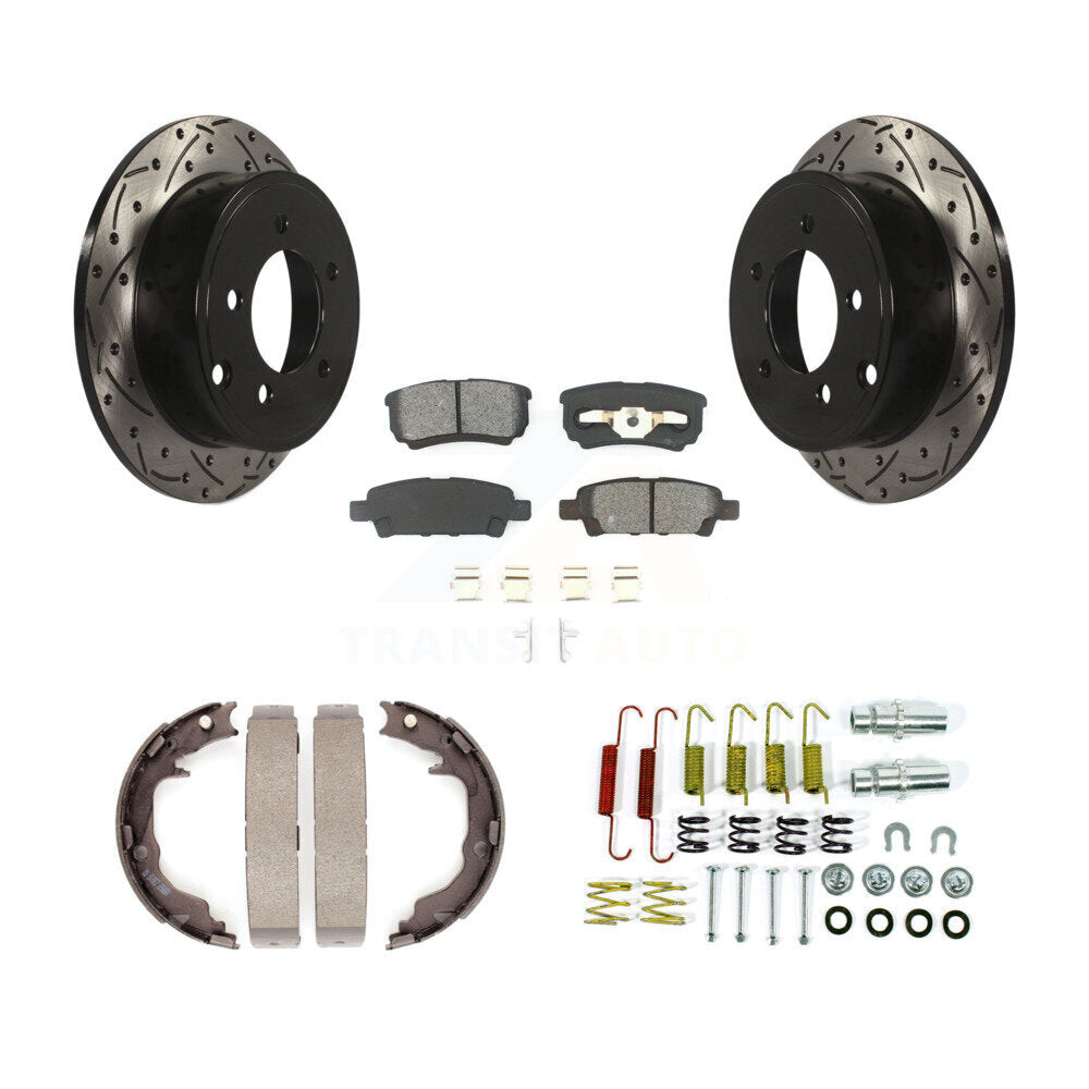 Transit Auto KDS-101450 Disc Brake Kit for 2007-2017 Jeep Compass, Jeep Patriot and More - Rear