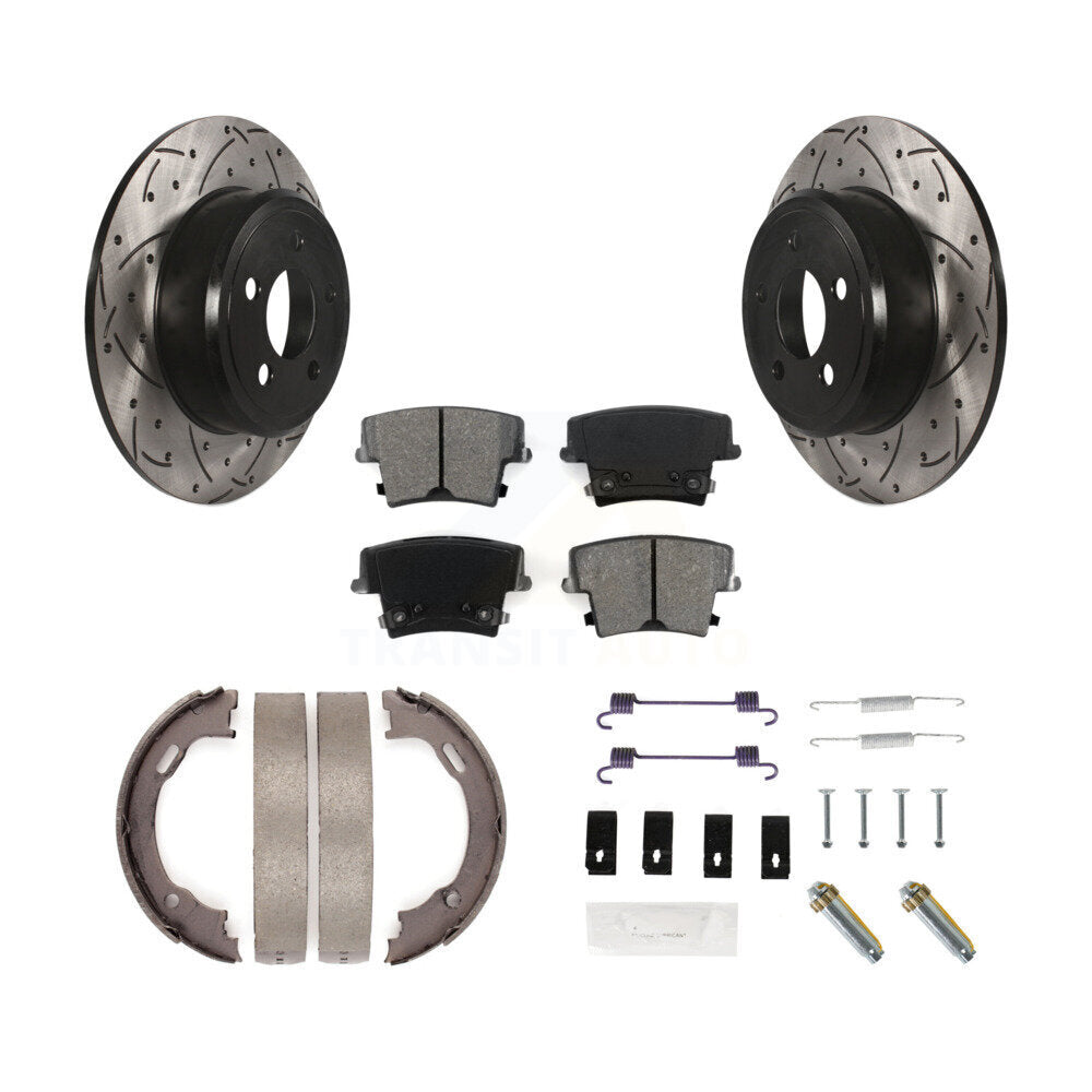 Transit Auto KDS-101456 Disc Brake Kit for 2005-2021 Dodge Charger, Chrysler 300 and More - Rear