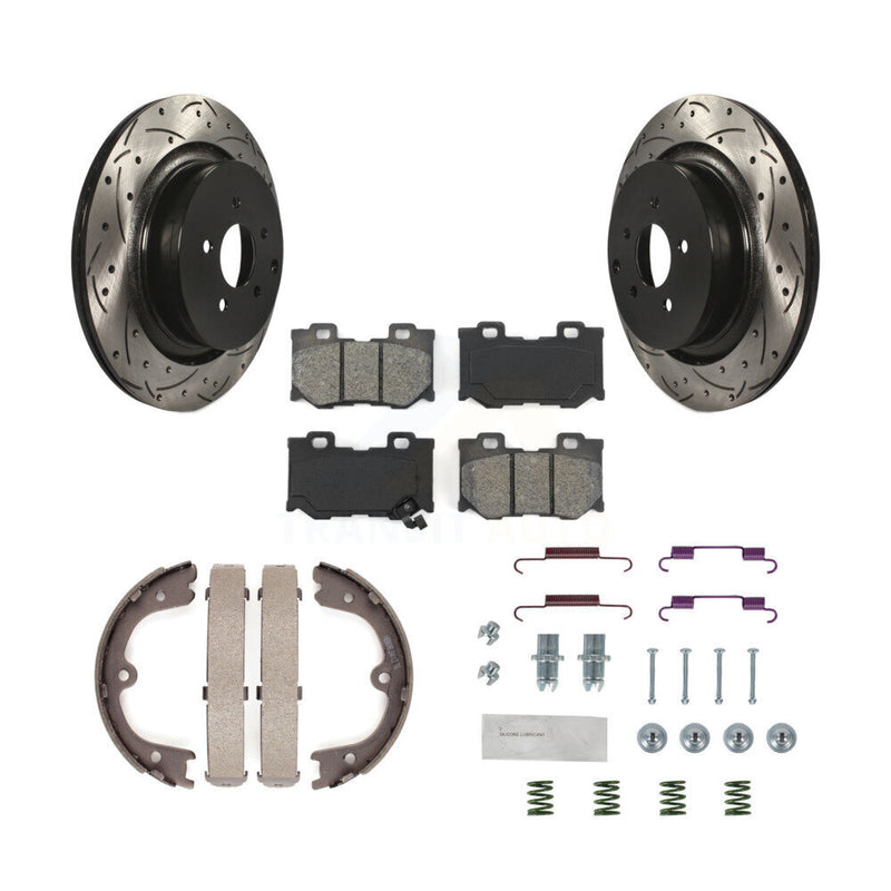 Transit Auto KDS-101458 Disc Brake Kit for 2009-2016 INFINITI Q70, INFINITI Q70L and More - Rear