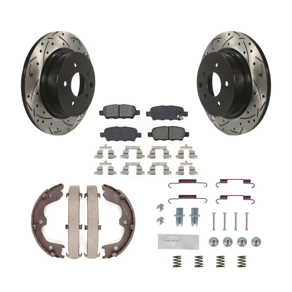 Transit Auto KDS-101461 Disc Brake Kit for 2005-2022 Nissan Maxima, INFINITI QX50 and More - Rear