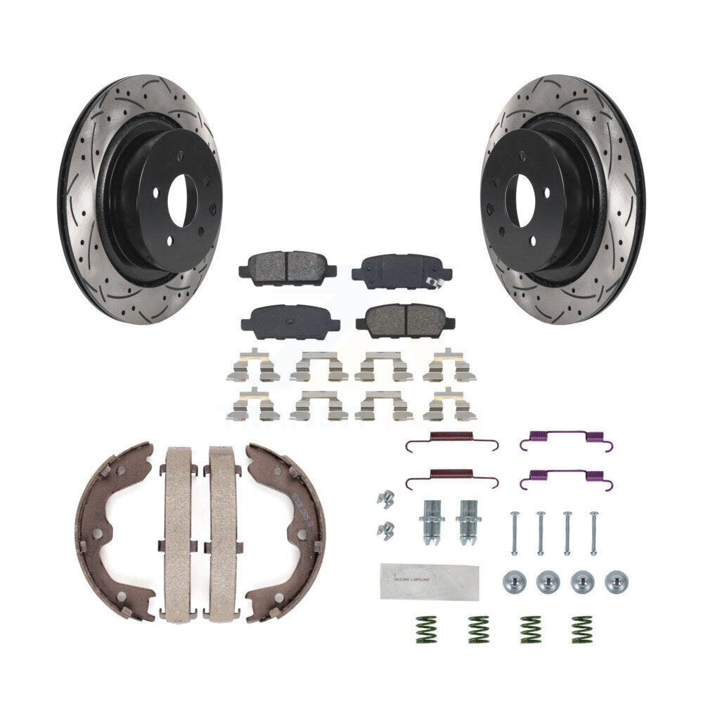 Transit Auto KDS-101463 Disc Brake Kit for 2007-2014 INFINITI Q60, INFINITI G35 - Rear