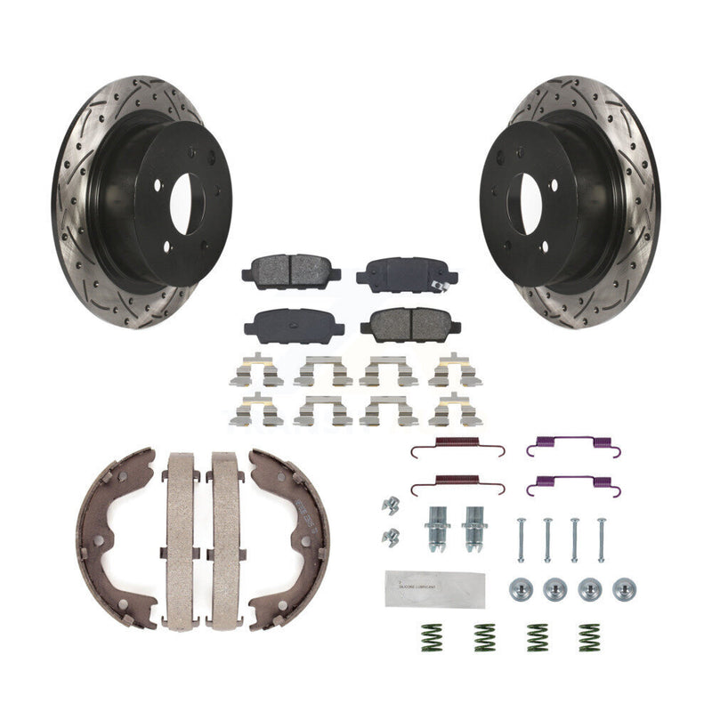 Transit Auto KDS-101464 Disc Brake Kit for 2002-2023 Nissan Altima, Nissan Maxima - Rear