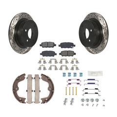 Transit Auto KDS-101465 Disc Brake Kit for 2007-2014 Nissan Altima - Rear