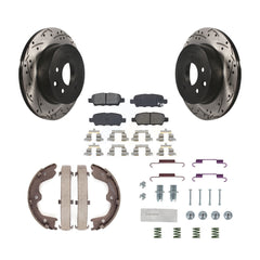 Transit Auto KDS-101469 Disc Brake Kit for 2003-2005 INFINITI G35, Nissan 350Z - Rear