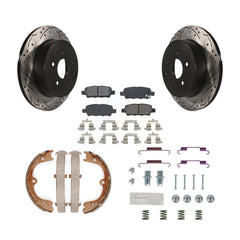 Transit Auto KDS-101470 Disc Brake Kit for 2004-2008 INFINITI FX35, INFINITI FX45, Nissan Quest - Rear