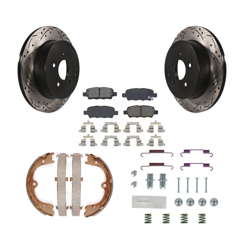 Transit Auto KDS-101470 Disc Brake Kit for 2004-2008 INFINITI FX35, INFINITI FX45, Nissan Quest - Rear