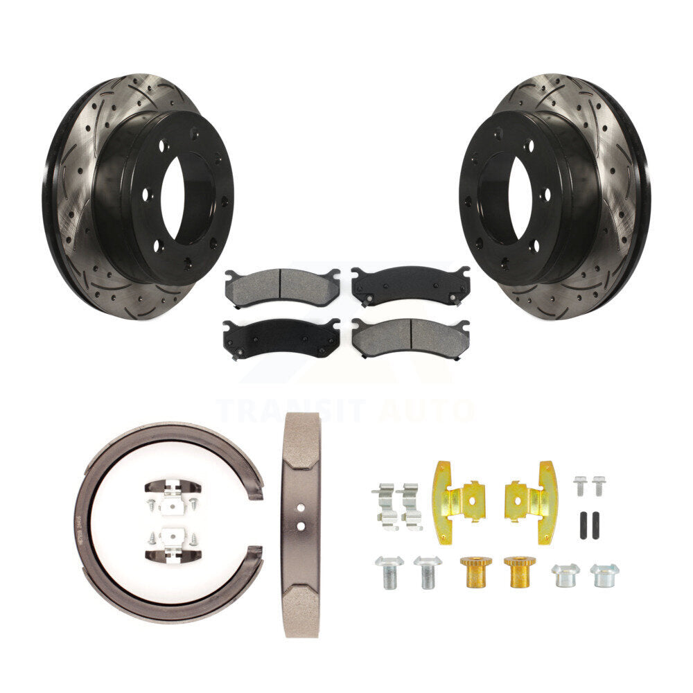 Transit Auto KDS-101474 Disc Brake Kit for 2001-2003 GMC Yukon XL 2500, Chevrolet Silverado 1500 HD, GMC Sierra 1500 HD - Rear