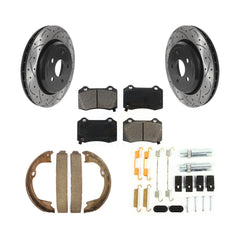 Transit Auto KDS-101478 Disc Brake Kit for 2012-2022 Dodge Durango, Jeep Grand Cherokee - Rear