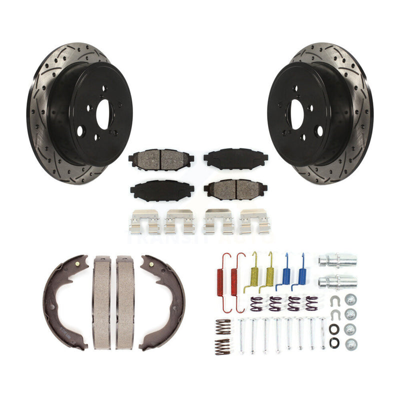 Transit Auto KDS-101488 Disc Brake Kit for 2008-2014 Subaru Impreza, Subaru Forester - Rear