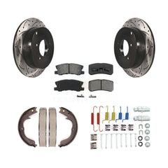 Transit Auto KDS-101490 Disc Brake Kit for 2008-2014 Mitsubishi Lancer, Mitsubishi Outlander - Rear