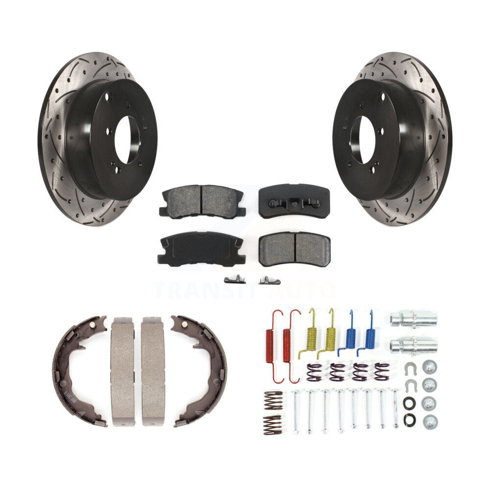Transit Auto KDS-101493 Disc Brake Kit for 2007-2011 Mitsubishi Outlander - Rear