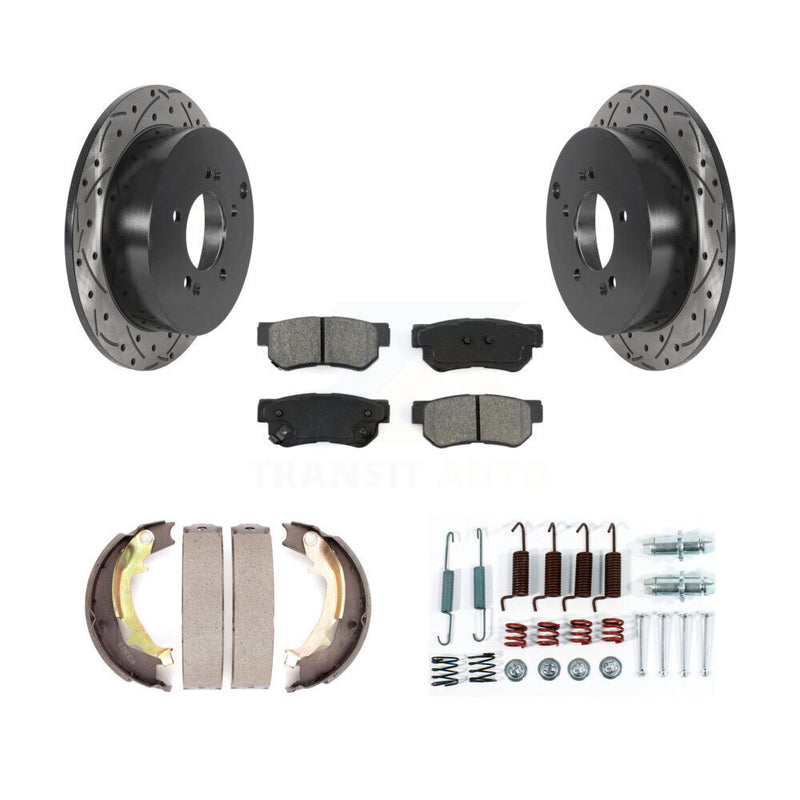 Transit Auto KDS-101495 Disc Brake Kit for 2001-2004 Hyundai Santa Fe - Rear