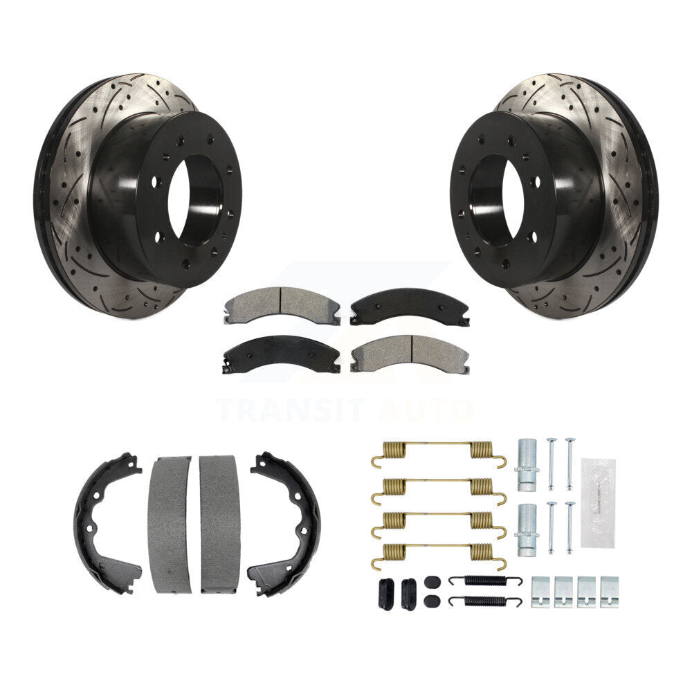 Transit Auto KDS-101498 Disc Brake Kit for 2013-2019 Chevrolet Silverado 2500 HD, GMC Sierra 2500 HD - Rear