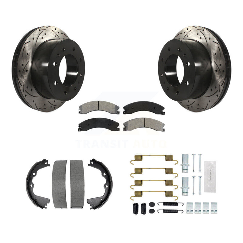 Transit Auto KDS-101498 Disc Brake Kit for 2013-2019 Chevrolet Silverado 2500 HD, GMC Sierra 2500 HD - Rear