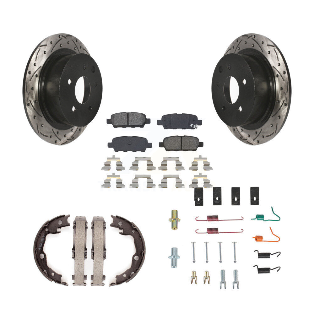Transit Auto KDS-101499 Disc Brake Kit for 2007-2019 Nissan Juke, Nissan Sentra - Rear