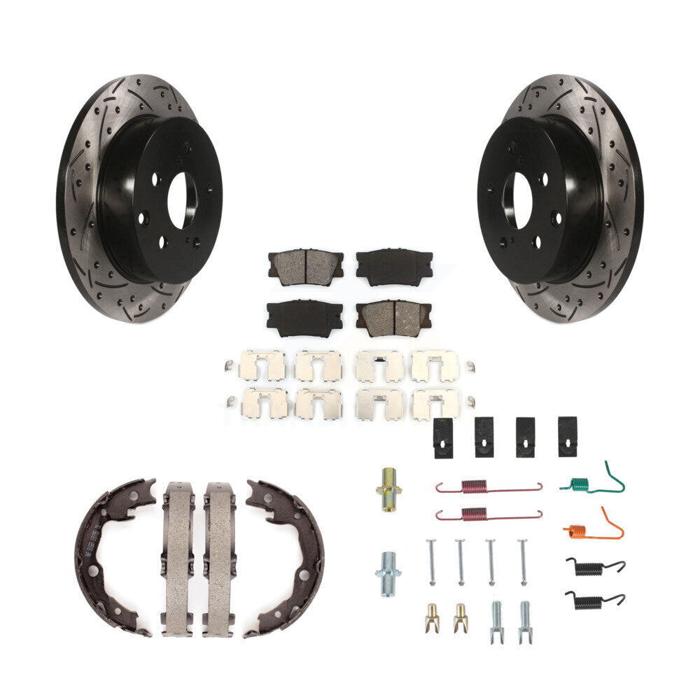 Transit Auto KDS-101501 Disc Brake Kit for 2006-2018 Lexus HS250h, Toyota RAV4 - Rear