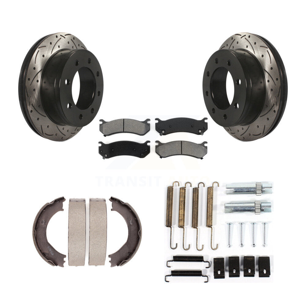 Transit Auto KDS-101506 Disc Brake Kit for 2004-2006 Chevrolet Silverado 3500, GMC Sierra 3500 - Rear