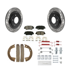 Transit Auto KDS-101517 Disc Brake Kit for 2015-2017 Hyundai Azera, Hyundai Sonata - Rear