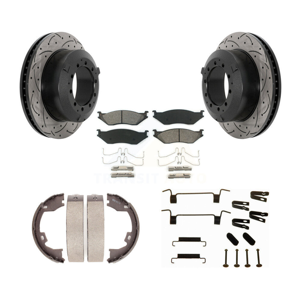 Transit Auto KDS-101523 Disc Brake Kit for 2005-2016 IC Corporation AC Commercial Bus, Ford F-450 Super Duty - Rear