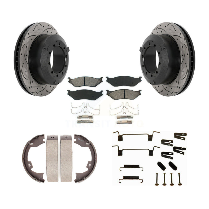 Transit Auto KDS-101523 Disc Brake Kit for 2005-2016 IC Corporation AC Commercial Bus, Ford F-450 Super Duty - Rear