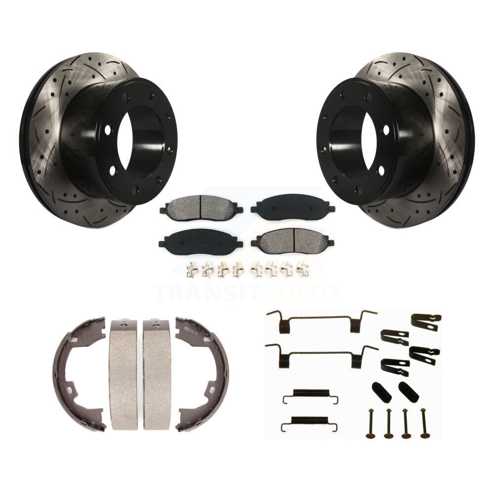 Transit Auto KDS-101524 Disc Brake Kit for 2005-2007 Ford F-250 Super Duty, Ford F-350 Super Duty - Rear