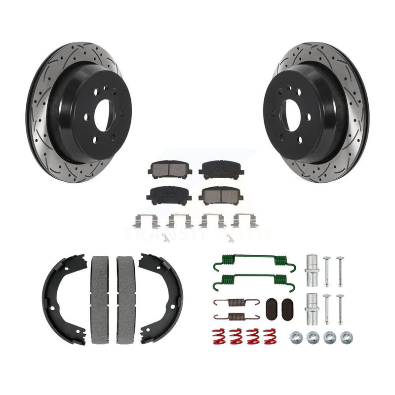 Transit Auto KDS-101525 Disc Brake Kit for 2015-2020 Chevrolet Colorado, GMC Canyon - Rear