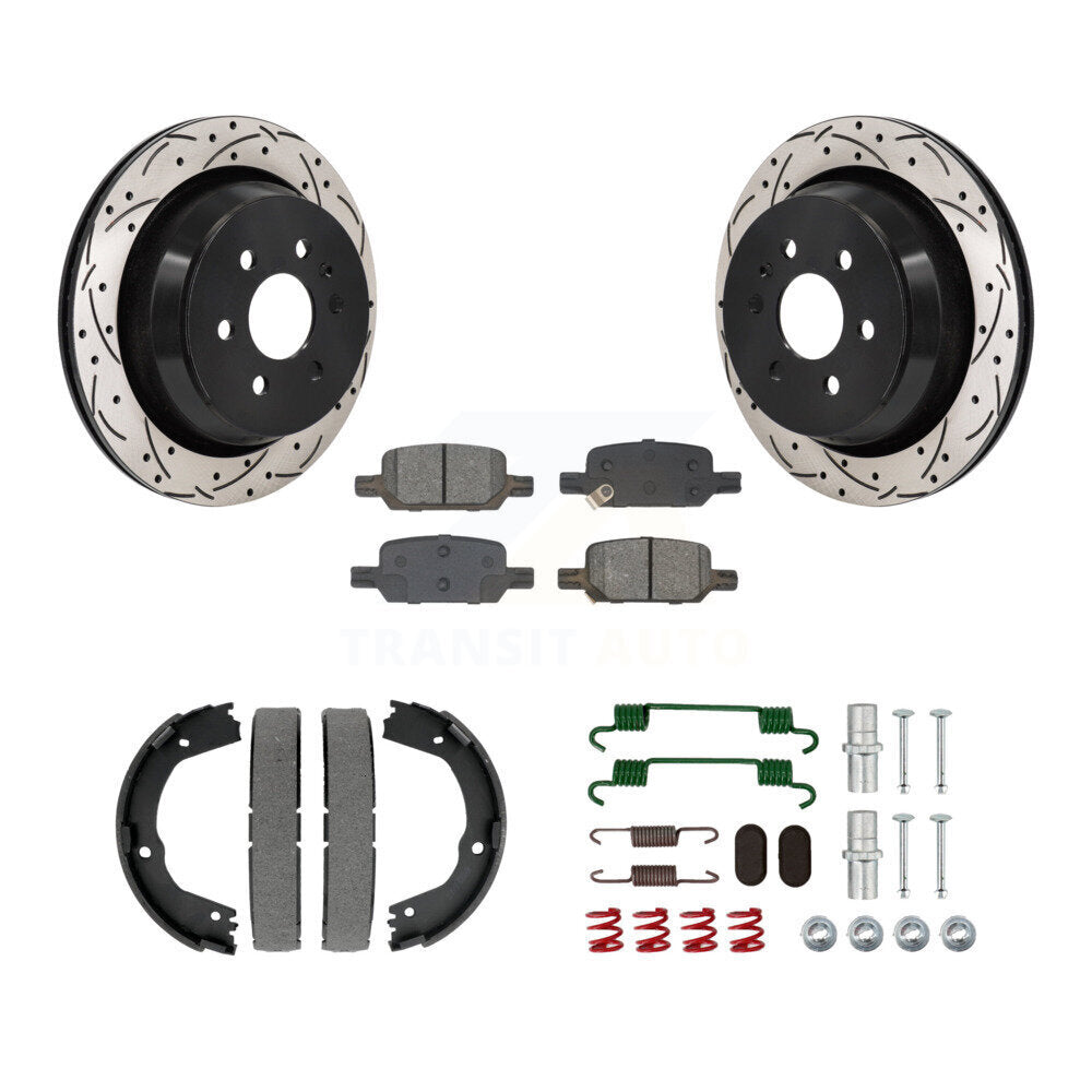 Transit Auto KDS-101526 Disc Brake Kit for 2021-2022 Chevrolet Colorado, GMC Canyon - Rear